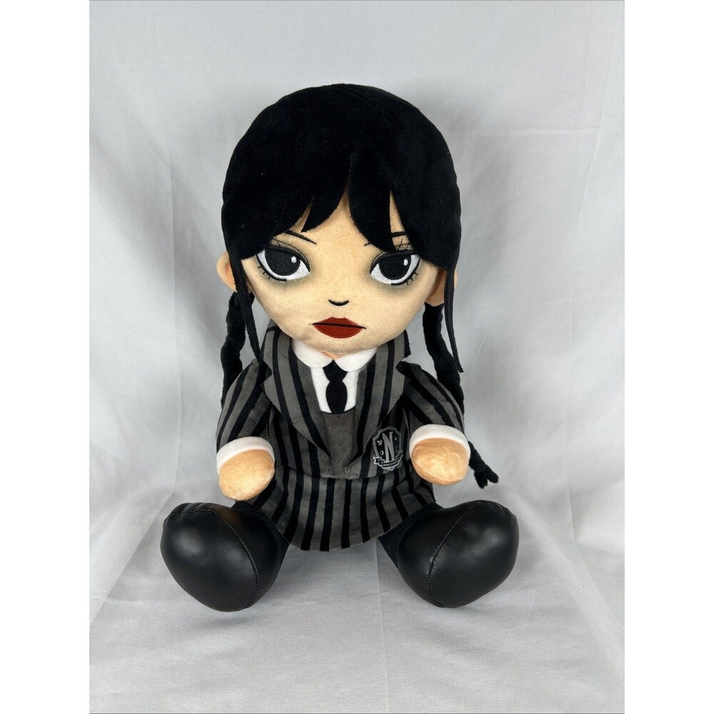 Wednesday Phunny Plush Stuffed Toy Addams Family Tim Burton Goth
